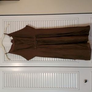 Solitaire silk & cotton embellished dress